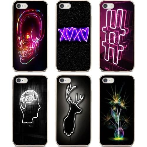 Neon wallpaper Case For iPod iPhone 10 11 12 Pro Mini 4S 5S SE 5C 6 6S 7 8 X XR XS Plus Max 2020