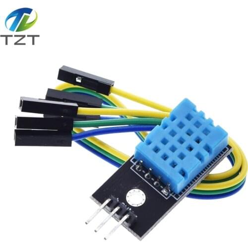 New Temperature and Relative Humidity Sensor DHT11 Module with Cable for arduino Diy Kit
