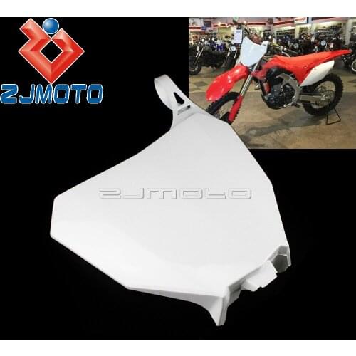 Motocross Plastic Fairing Front Number Plate For Honda CRF450R CRF450RX 2017-2020 CRF250R 2018-20 CRF250RX 2019-20 Number Plate