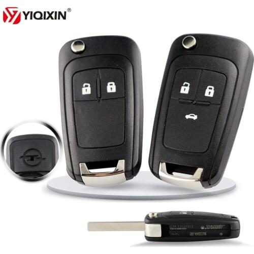 YIQIXIN 2/3 Button Remote Key Shell For Opel/Vauxhall For Astra J Zafira B C Insignia Adam Cascade Karl HU100 Blade Top Quality