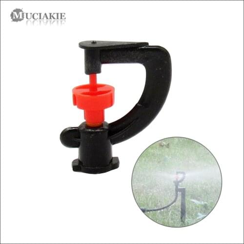 100PCS 360 Degrees Rotaty Sprinklers Automatic Irrigation Sprayer Micro Rotating Nozzle for Garden Irrigation Micorsprinklers