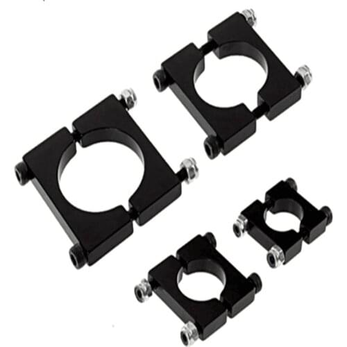 2-10pcs Diameter 10mm 12mm 14mm 16mm 18mm Aluminum Clamp Clip for Carbon Fiber Tube RC Multirotor