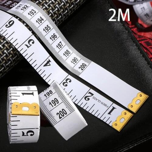 2M Double Scale Soft Ruler Clothing Measuring Ruler Body Measurement Creative Portable costuras accesorios