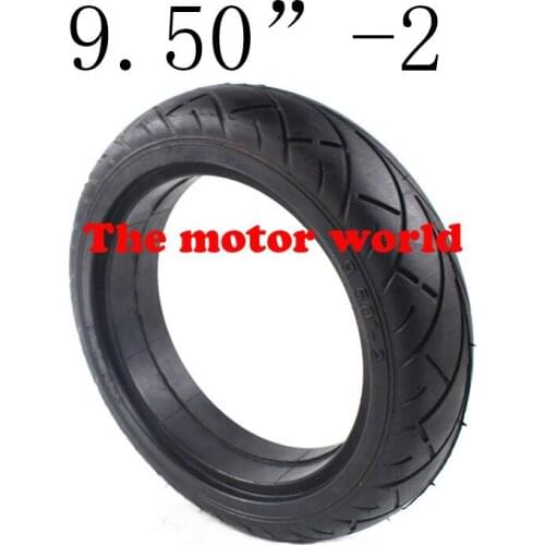 Hot Sale 2019 9.50''-2 Solid Tire Rubber Tire for Gas Scooter Electric Scooter/ Electric Scooter Spare Airless Tire
