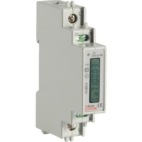 Acrel ADL10-E/C Modbus RTU 1P Din Rail Energy Meter