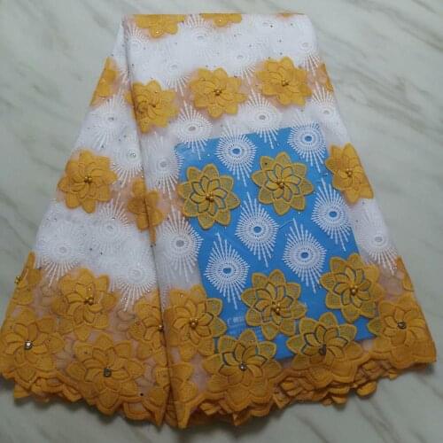 African Beaded Tulle Lace Fabric 2019 African French Lace Fabric High Quality Nigerian Embroidery Tulle French Lace 5yards/lot