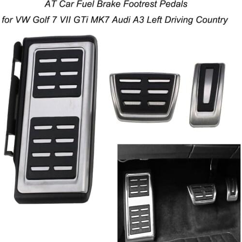 AT Car Fuel Brake Footrest Pedals for Golf 7 VII MK7 Audi A3 Left Driving Country