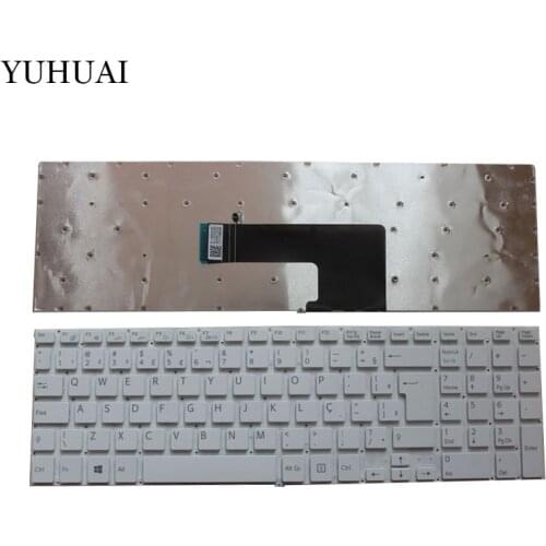 Brazil Laptop keyboard for sony Vaio SVF15 FIT15 SVF151 SVF152 SVF153 SVF1541 SVF15E BR keyboard White