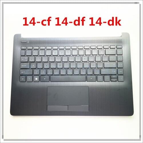 NEW Laptop Palmrest Top Case Cover With US Layout Keyboard For HP 14s-CF 14-CF 14S-DF 14-DK L24818-001 100% Tested Fast Ship