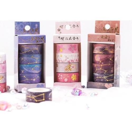 Washi Tape Scrapbooking Supplies Beautiful Adhesive Decorative Tape For Gift Packaging Notebooks TS2 Scrapbooking Stamping