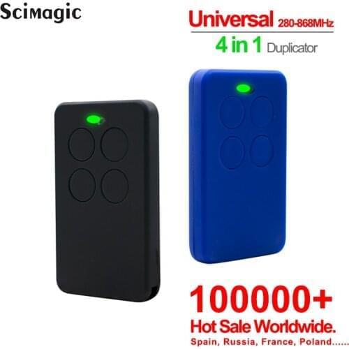 Garage Control Door Remote Control 287MHz 433.92MHz 868MHz Rolling Code Gate Command Transmitter 280-900MHz
