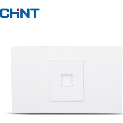 CHINT Electric Telephone Socket 118 Type Wall Switch Socket NEW5D A Telephone Socket Panel