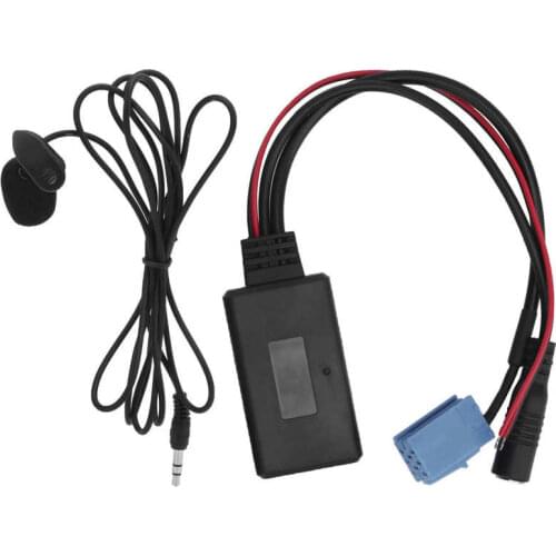 Hands free car handsfree Car Stereo Microphone Mini ISO 8Pin with Wiring Adapter Bluetooth 5.0 for Mobile Phone Tablet MP3 car