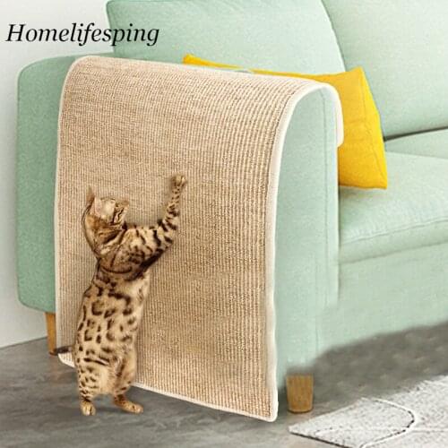 Cat Scratcher Sisal Mat Board Cat Scratch for Sharpen Nails Scraper Cats Tree Cat Toys Chair Table Sofa Mats Furniture Protector