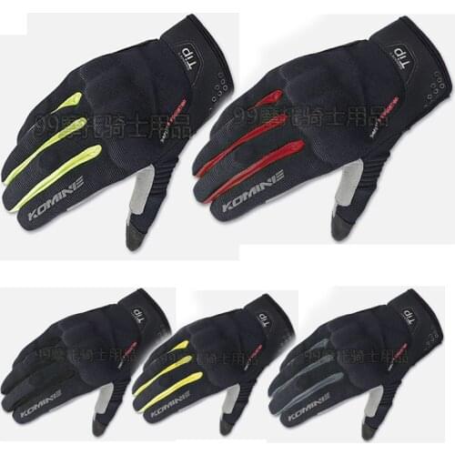 Komine GK-183 3D Protect Mesh Touch Screen Gloves Motorbike touch screen outdoor MX Cycling Sports Motorcycle Summer Gloves