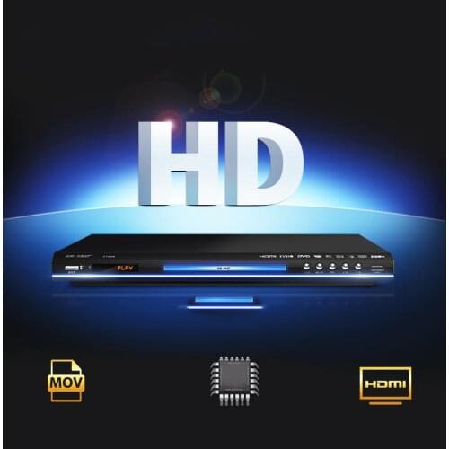 KYYSLB 360*260*33mm 20V 11W-19W ST-668 DVD VCD Player Child 2.0 5.1 HD Full Area Decoding Coaxial Fiber EVD Player