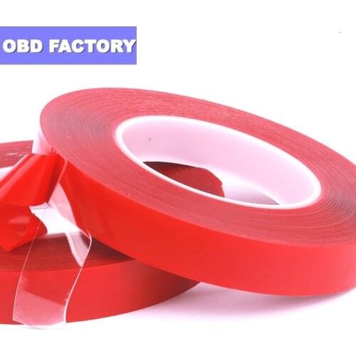 Length 10M Width 6/8MM Strong Clear Double Sided Tape Transparent Acrylic Foam Adhesive Tape No Traces Sticker Tape Adhesive