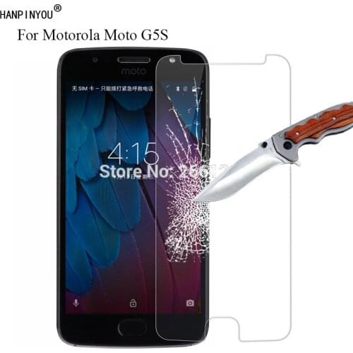 New 9H 2.5D Hard Tempered Glass Screen Protector For Motorola Moto G5S XT1793 XT1794 XT1792 5.2" Protective Film + Clean Tools