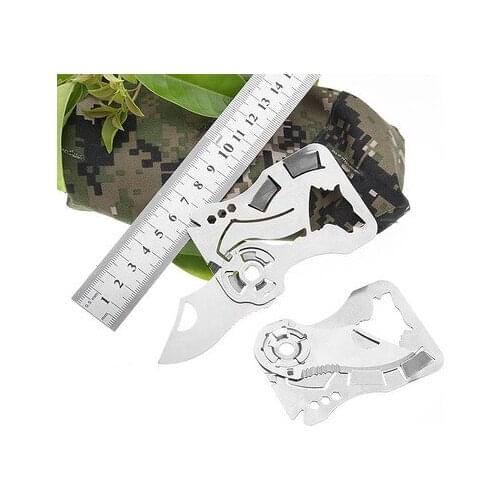 New multi-functional military knife card tool card stainless steel wallet credit card knife outdoor folding knife