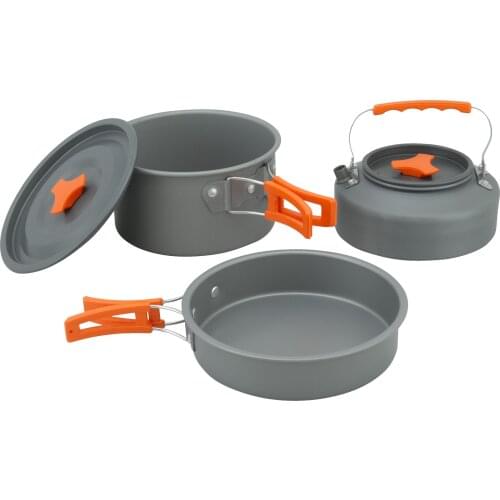 Outdoor Portable Kettle Camping Picnic Teapot Pan and Cookware