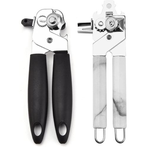 MAIYUE Can Opener High Quality Stainless Steel Can Opener Fruit Milk Powder Can Cutter With Handle Grip Bottle