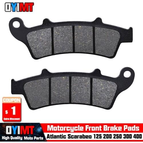 Motorcycle Front Brake Pads For APRILIA Atlantic Scarabeo 125 150 250 300 400 500 GT IE