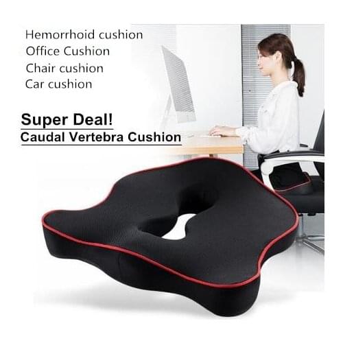 Memory Foam Cushion on Chair Protect Orthopedic Pillow Coccyx Cushion Pad Car Seat Mats Prevent Hemorrhoid Treat