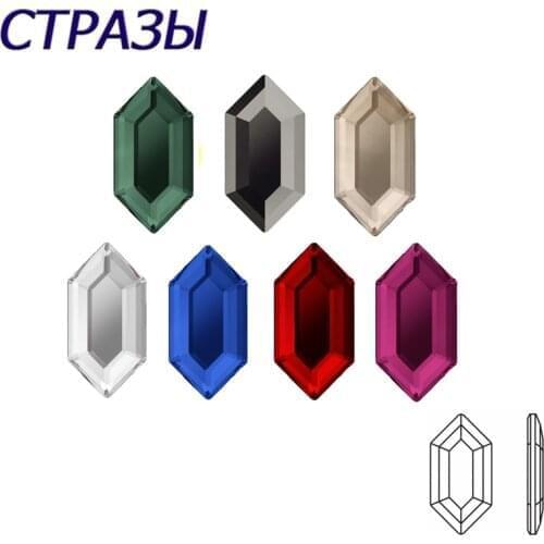 Hexagon 4x8mm 100PCS New sale Strass Korean Fashion 3D Nail Art Rhinestone Flatback Crystal Stones For DIY Nail art Decoration