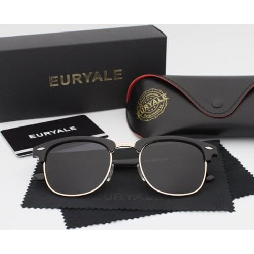 Classic Polarized Sunglasses Men Women Retro Brand Designer High Quality Sun Glasses Female Male Fashion Mirror Sunglass De Sol