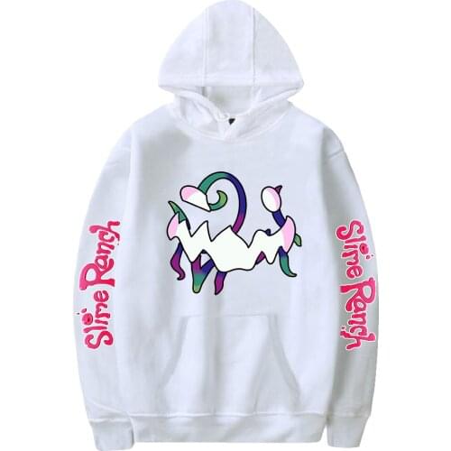 Anime Slime Rancher Hoodie Kawaii Long Sleeve Pullover Women Men Tracksuit Harajuku Streetwear Simulation Game Clothes Plus Size