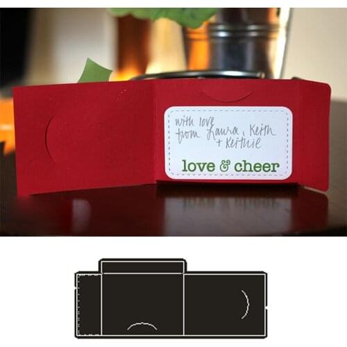 Pop-up Insert 3D Pull Frame Metal Cutting Dies Stencils For DIY Scrapbooking Decorative Embossing Paper Cards Handcraft Die Cuts