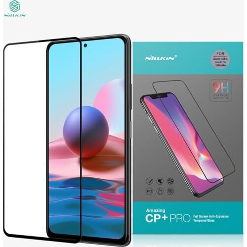 For Xiaomi Redmi Note 10 Pro Note 10 Pro Max NILLKIN Full Coverage Anti-Explosion Tempered Glass Screen Protector