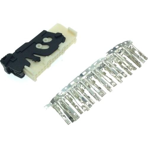 1pc for Toyota Prado power amplifier male female plug connector terminal extension cord 30PIN housing