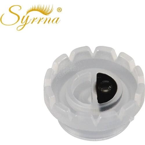 100pcs/bag Eyelashes Glue Holder Cup Rapid Bloom Flower Glue Cups Lashes Planting Grafting Eyelash Extensions Fans Makeup Tools