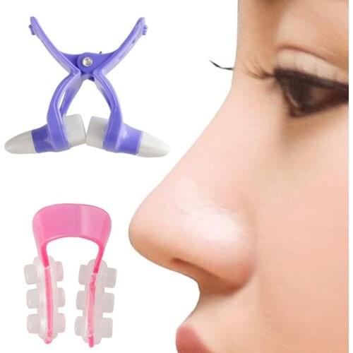 2pcs/set Fashion Nose Up Shaping Shaper Lifting Bridge Straightening Nose Clip U2JD