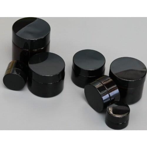 50pcs 5g 10g 20g 30g 50g100g brown glass bottle cream jar / eye cream mask bottle / cosmetic packaging container