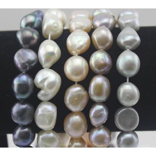 Free Shipping SR 10-11mm Wholesale Freeform Potato Natural Freshwater DIY Pearl Beads Strand 15"