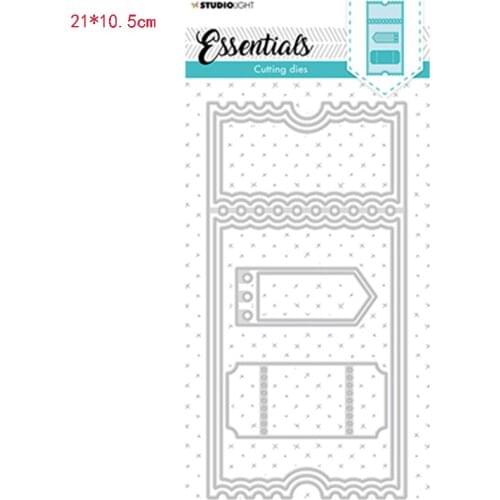 CH 2021 New Arrival Irregular shape Metal Cutting Die Stencil For Scrapbooking Photo Album Decoration Embossing Paper Card Craft