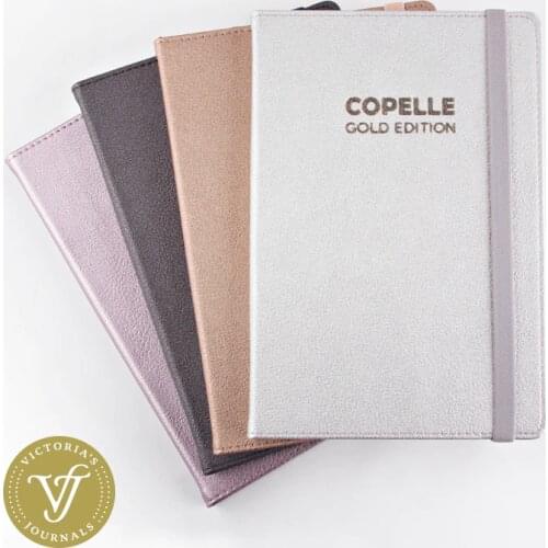 COPELLE - GOLD EDITION Dotted Monthly Planner / Notebook / Bullet Dot Grid Journal / Bujo