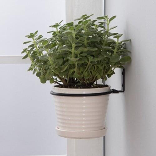 Flower Pot Plant Holder Metal Nordic Style Plant Hanger Home Garden Balcony Hanging Flowerpot
