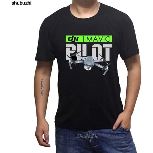 New Dji Mavic Pilot Black Drone Mens Black and White T-shirt Cool Casual pride t shirt men Unisex New Fashion tshirt sbz3171