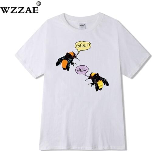 Golf Wang Igor Tyler The Creator Rapper Hip Hop Music Black T-shirt Summer Cotton T Shirt Fashion Harajuku Men Tshirt Women Tops