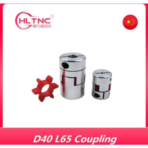 1PCS 10*14mm 8/9.5/10/12/12.7/14/15/16/17/18/19/20/22mm Flexible Plum Shaft Coupling CNC Stepper Motor Coupler D40L65