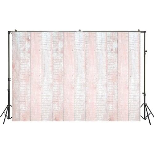 HUAYI Wood Texture Photography Backdrop Newborns Baby Studio Photo Background Old Vintage Pink Wooden Planks Floordrop W-6064