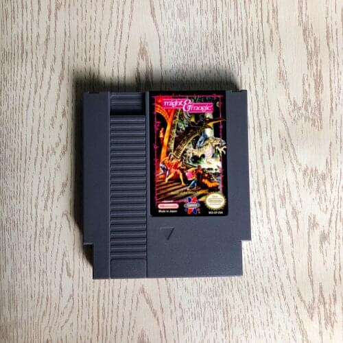 Might and Magic - 72 pins 8bit game cartridge