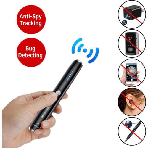 Mini Anti Spy RF Signal Scanner Pen Hidden Camera Detector Anti Candid Gear GPS Tracker Wireless Audio GSM Bug Gadgets Finder