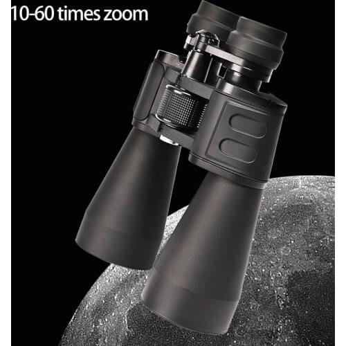 10-380X100 Professional Binoculars Telescope Zoom Quality Eyepiece Long Range Portable Tripod Large Diameter Outdoor Camping