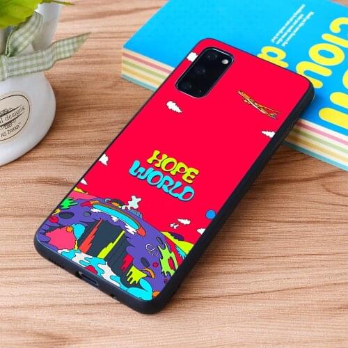 For Samsung Galaxy HOPE WORLD Soft TPU border Samsung Galaxy Case