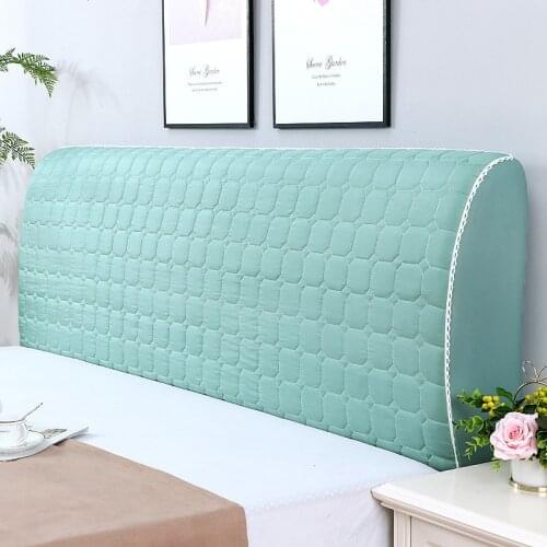 Soft Quilted Headboard Cover for Bed Sofa Backrest All-inclusive Universal Bed Head Protector Slipcover for Twin Full King Bed