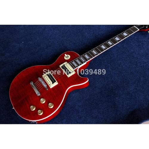 The new 2013 SLASH red tiger stripes electric guitar standard electric guitar to deliver EMS free shipping